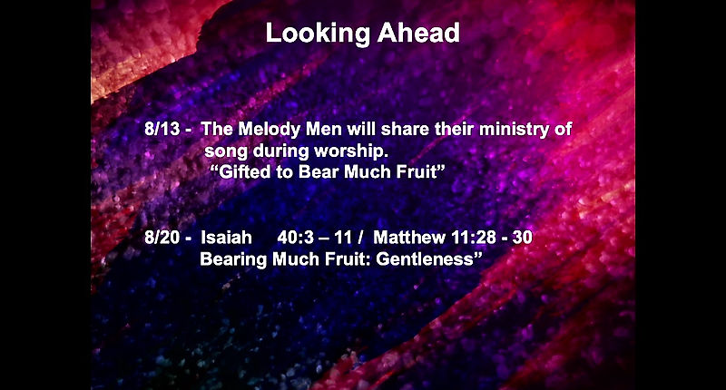 08/06/2023 Covington Church of the Brethren Livestream